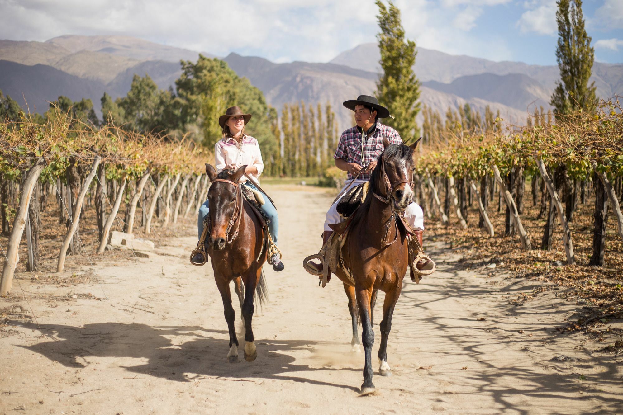 Hotel Grace Cafayate Esterno foto Horse riding in the wine region of Mendoza